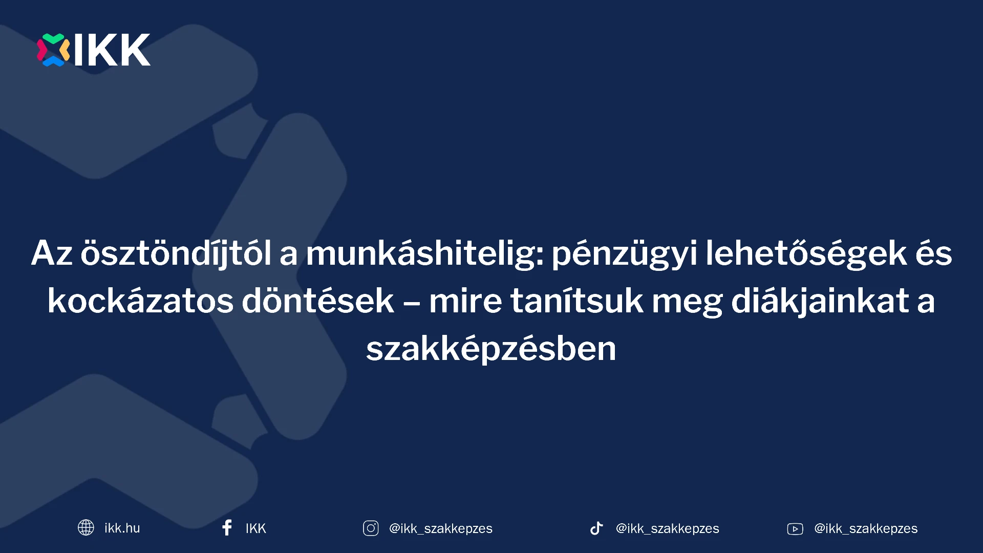 Borító kép a "Az ösztöndíjtól a munkáshitelig" című hírhez