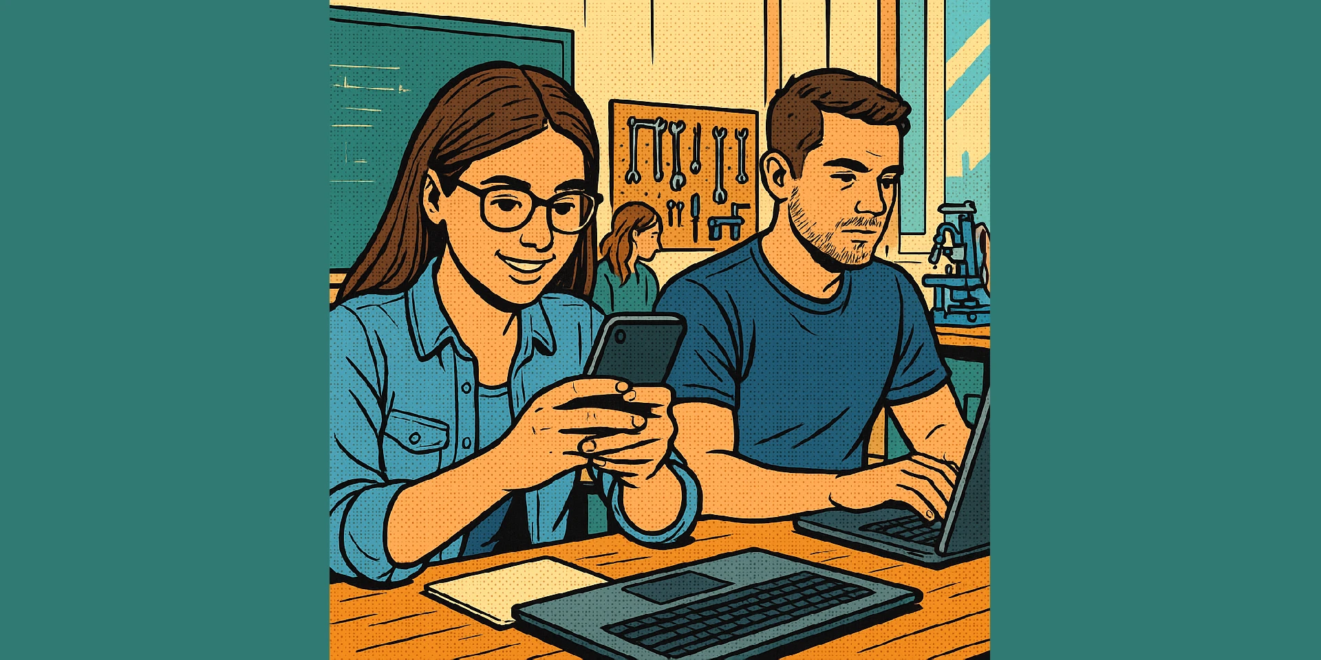 Borító kép a "Digitális készségek fejlesztése a szakképzésben" című hírhez